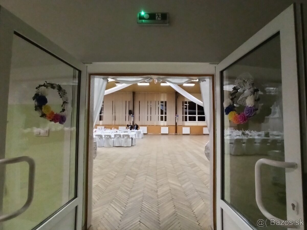 Svadobná výzdoba, kvety na stôl, kytica, vence, 3D srdce - 7