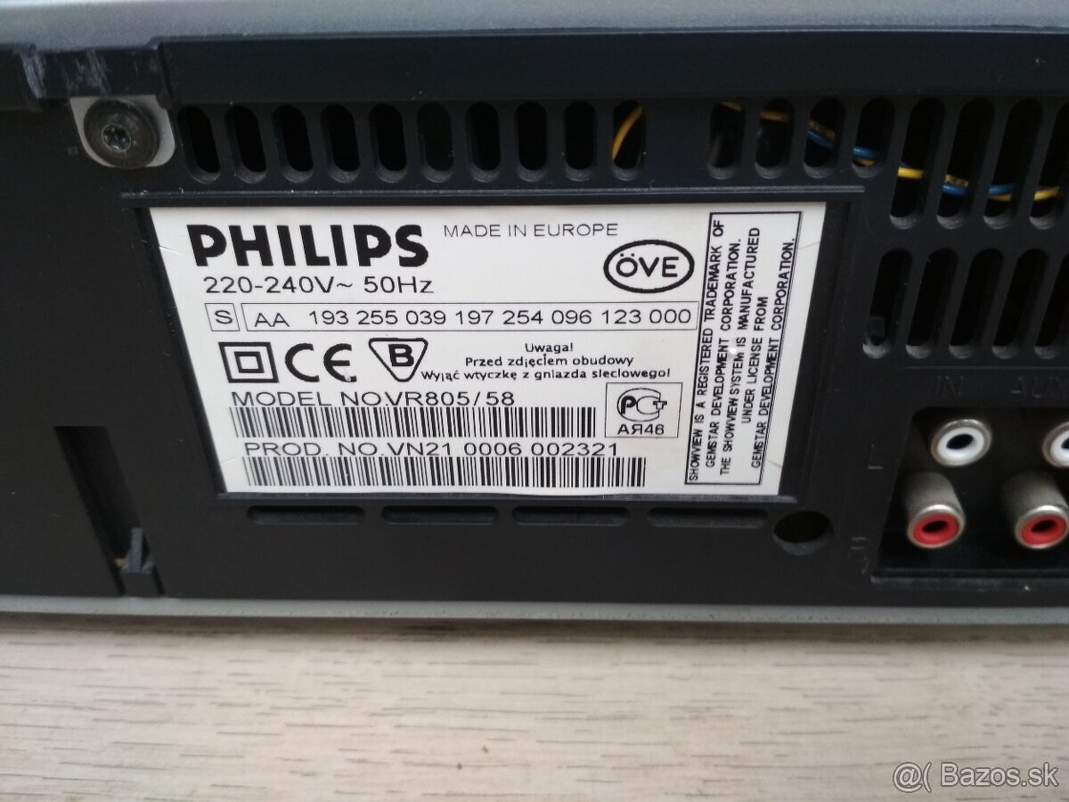 Videorekorder 6-hlavovy Philips VR805 HIFI STEREO - 7