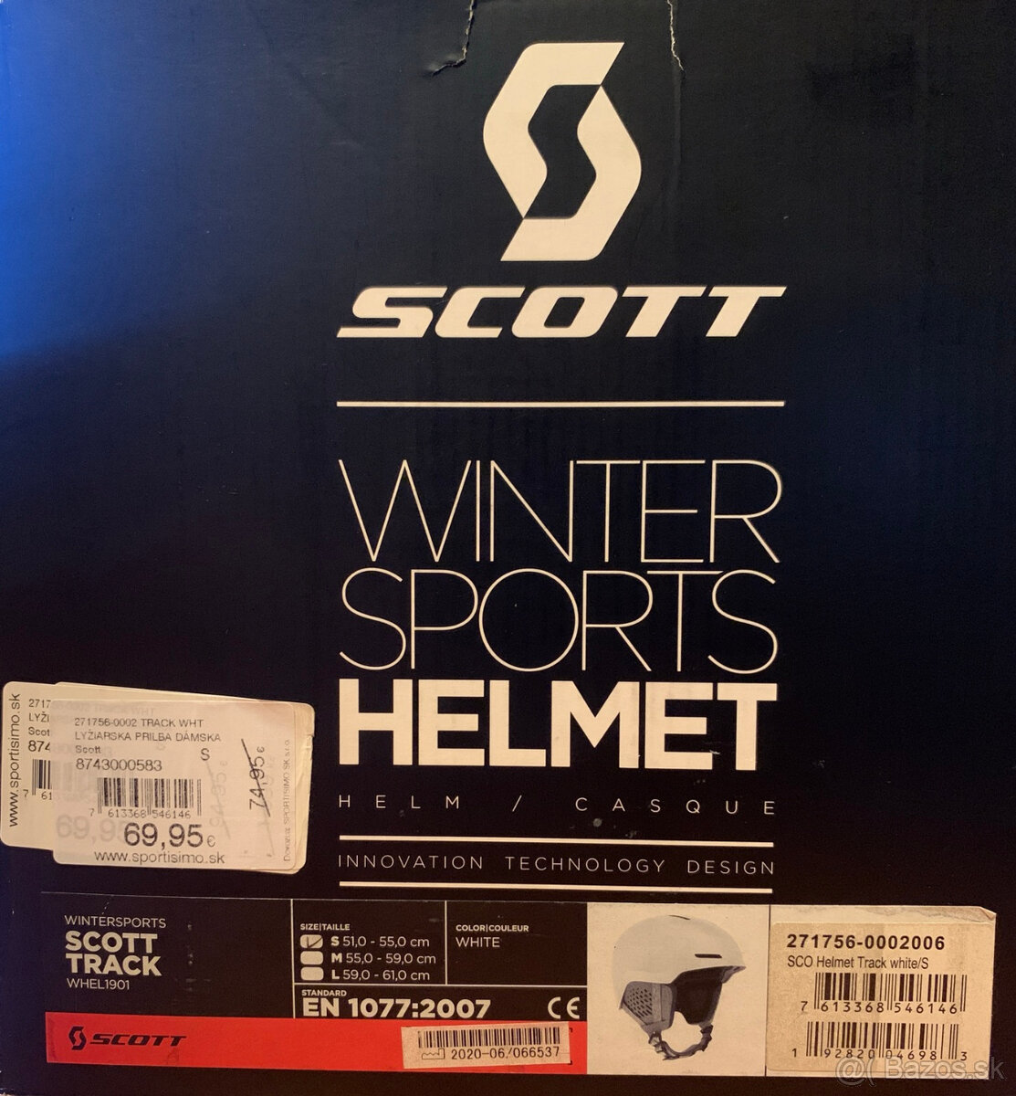 Lyžiarska prilba Scott S (51-55cm) - 7