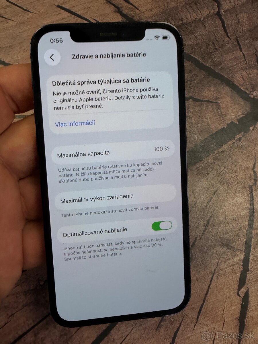 iPhone 12 pro 128 blue batéria 100% originál stav - 7