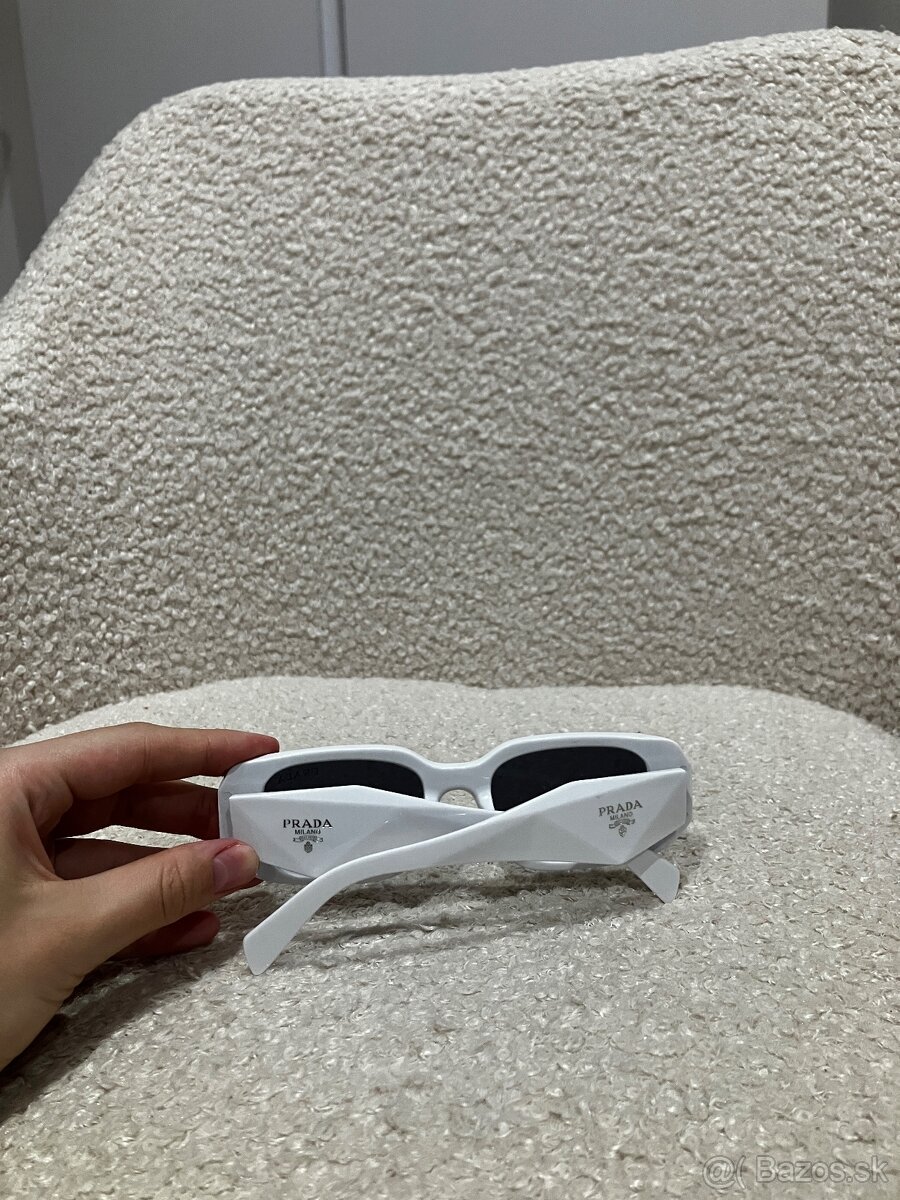 Bielé Prada Slnečné okuriare - 7