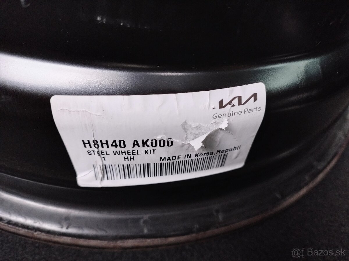 Originál plechové disky KIA 15" 4x100 - 7