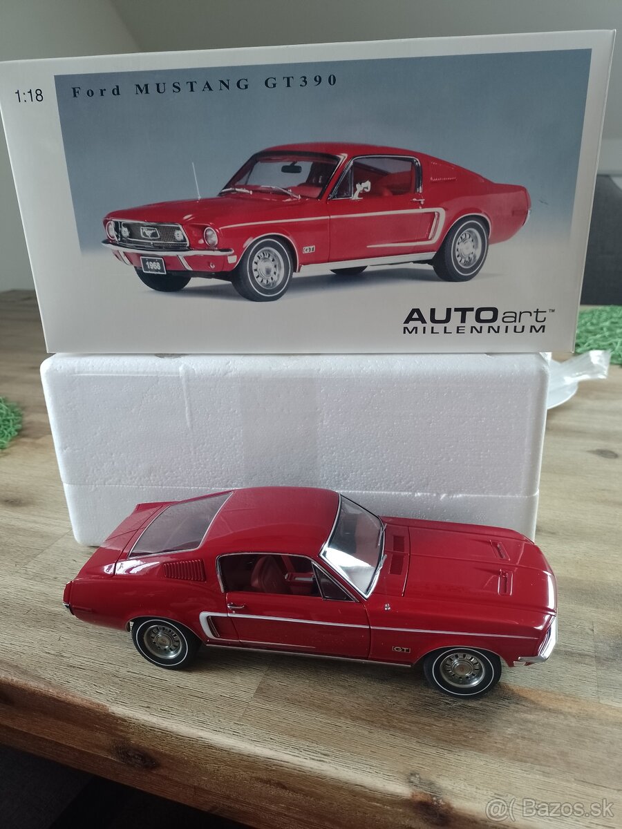 Mustang GT 1968 1/18 - 7