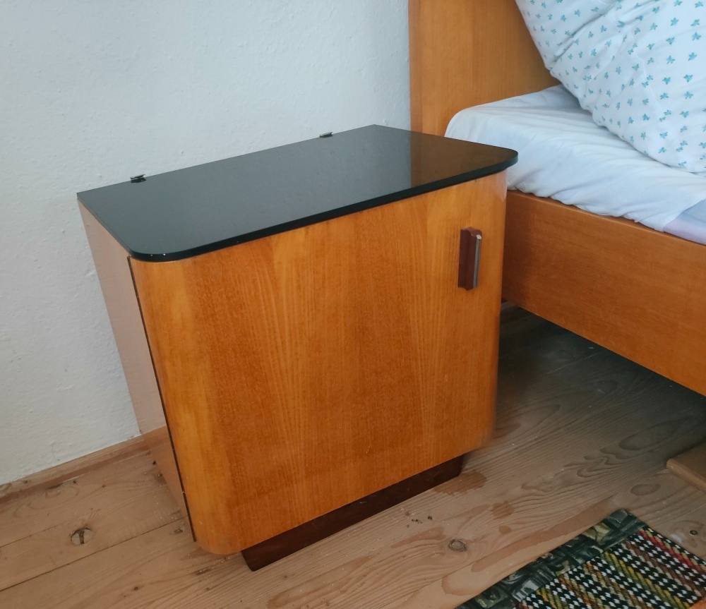 Retro spálňa : manž.posteľ + nočné stolíky - 7