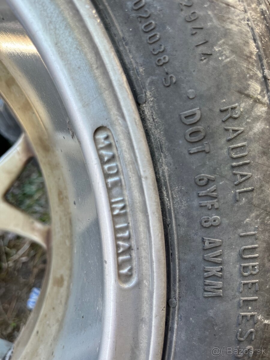 Predám elektróny 5x100 185/60 14 - 7