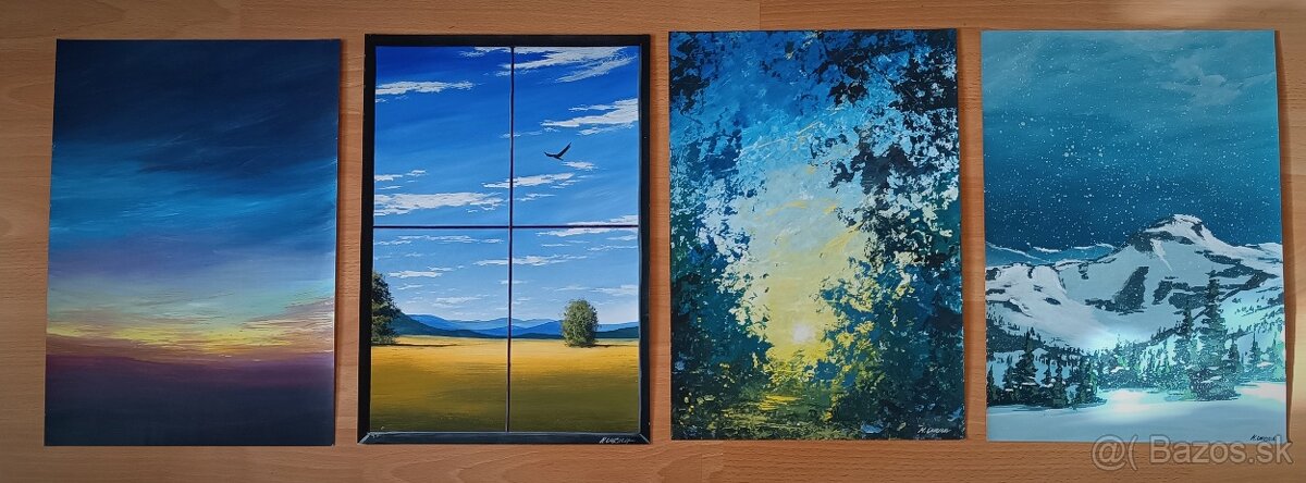 Akrylové obrazy 40x30cm 2 - 7