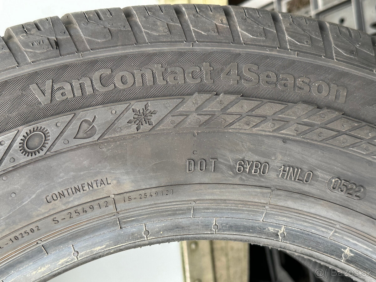 PREDÁM NOVÚ pneu Continental VanContact 4Season 235/65 R16 C - 7