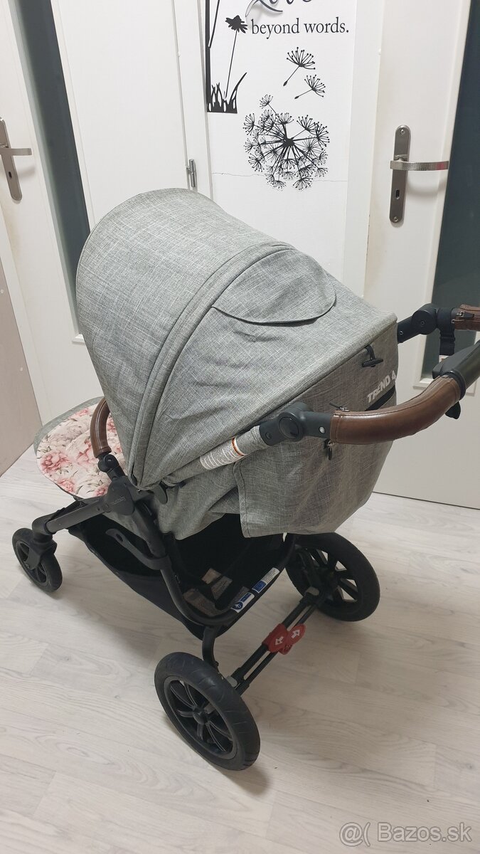 VALCO BABY Kočík športový Sport Trend 4 Black Grey marle - 7