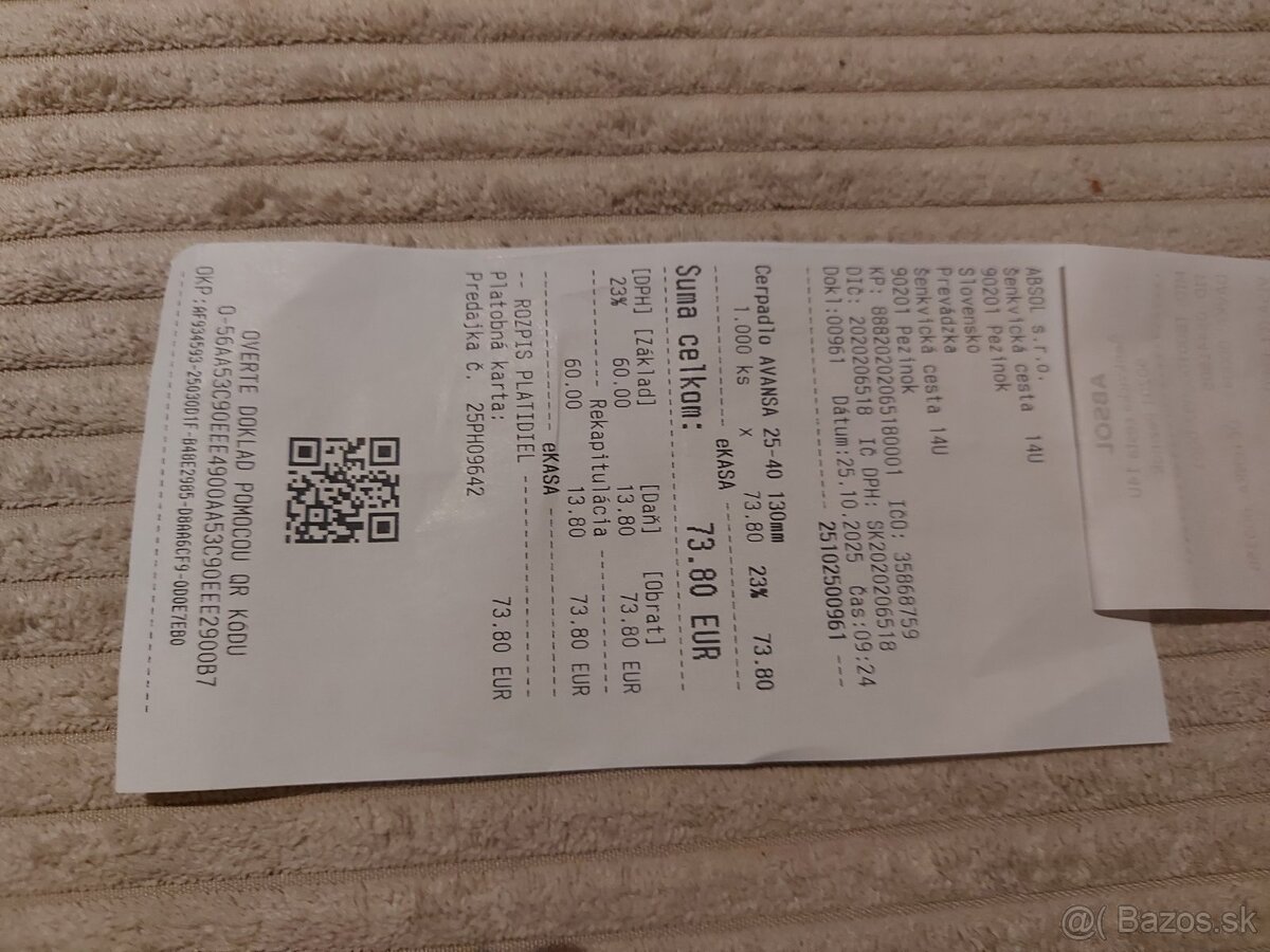 Obehové čerpadlo Avansa - 7