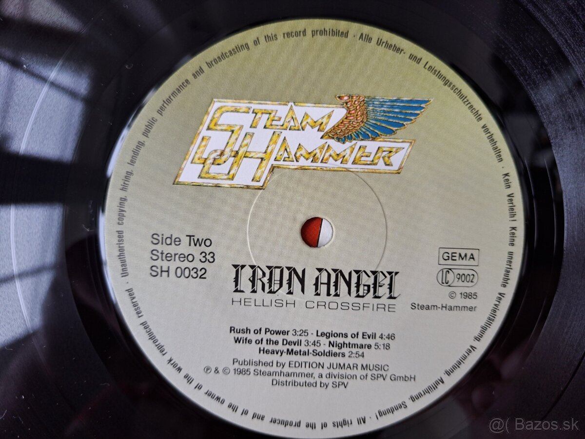 Lp IRON ANGEL - Hellish Crossfire - 7