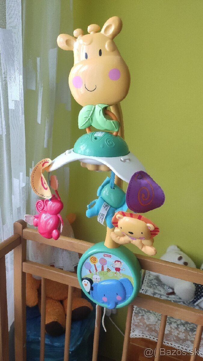 Kolotoč nad postielku FISHER PRICE - 7