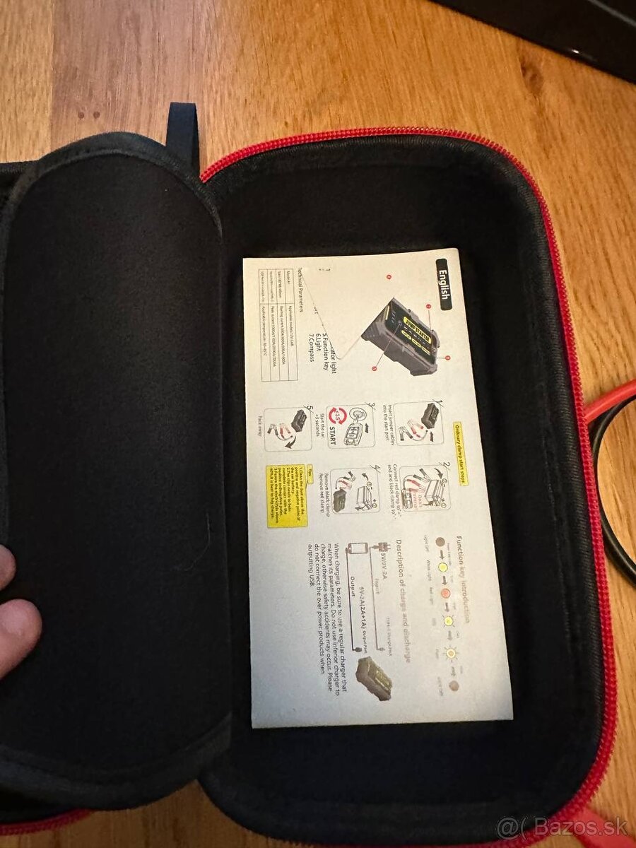 Štartovacia powerbanka (nová) + puzdro – jump starter - 7