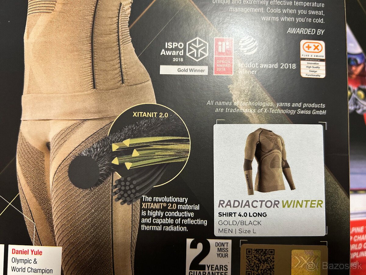 X-bionic radiactor 4.0, pánsky termo set Lko - 7