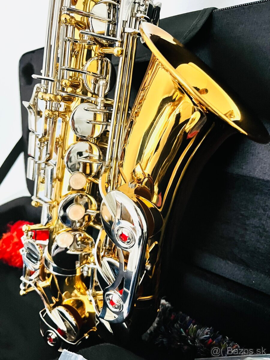 Predám nový Es- Alt saxofón- kópia k modelu Yamaha- pekný zv - 7