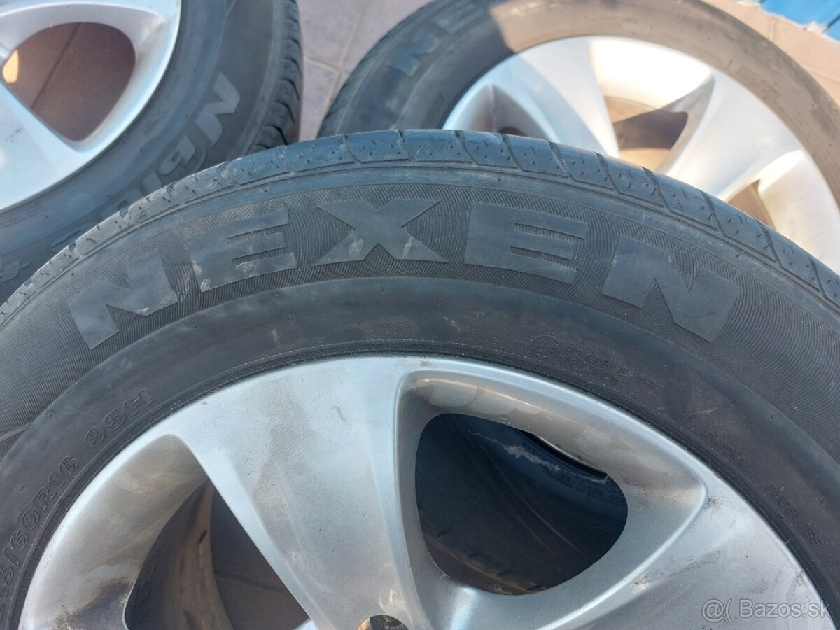 ELEKTRÓNY+PNEUMATIKY ŠKODA MOON R16 5X112 7JX16 ET45 - 7