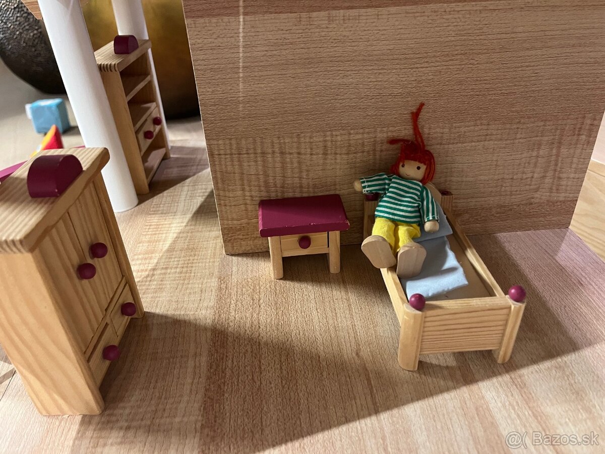 Eichhorn Drevený domček s doplnkami + DARČEK - 7