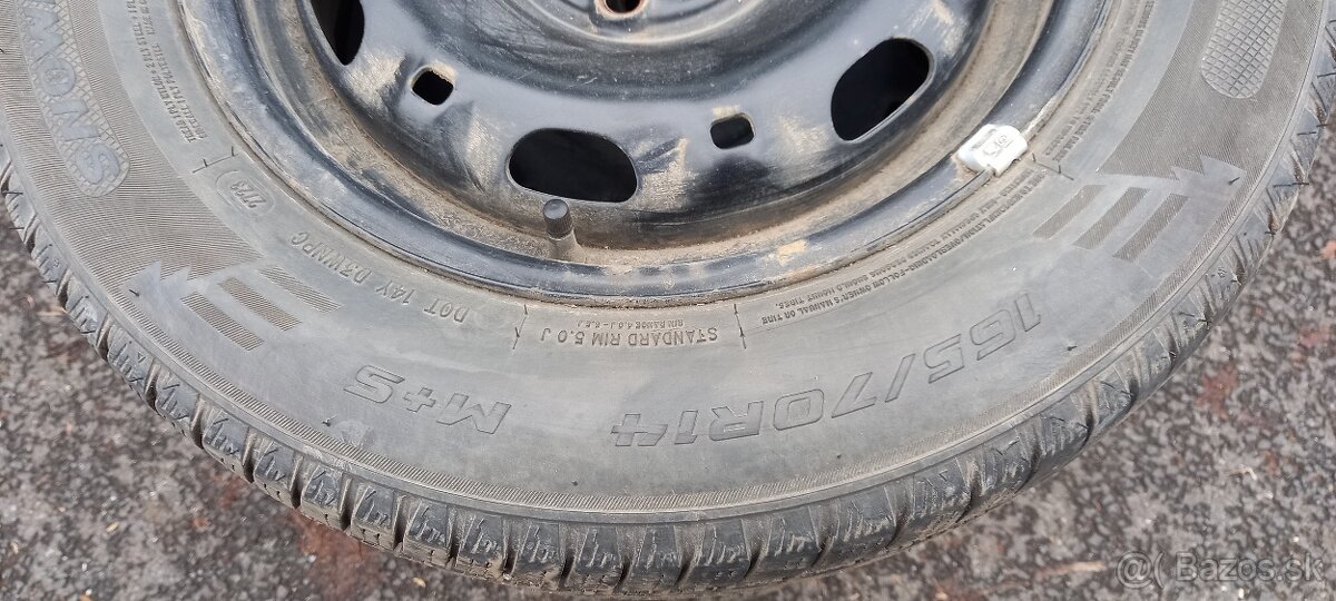 Škoda Fabia 1 zimne pneumatiky na diskoch - 7