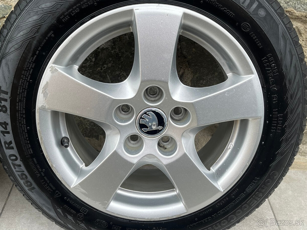 Disky Škoda Fabia 5x100 R14 - 7