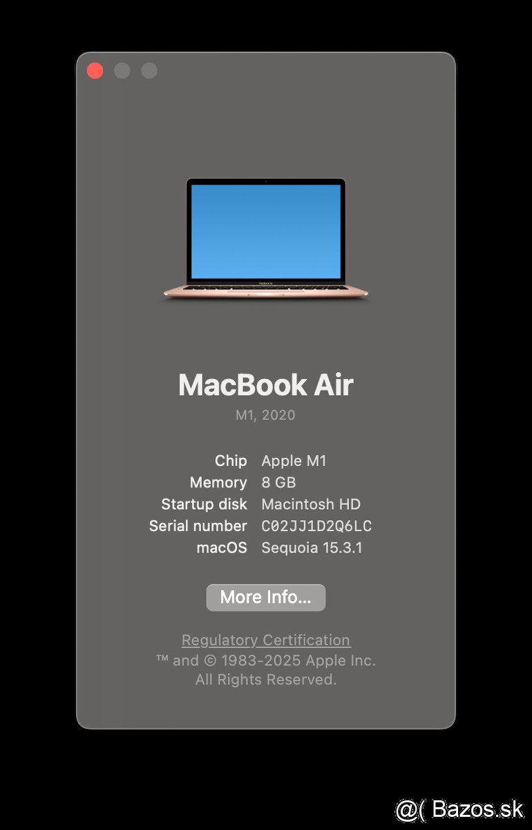 MacBook Air M1 13” 2020 - 7