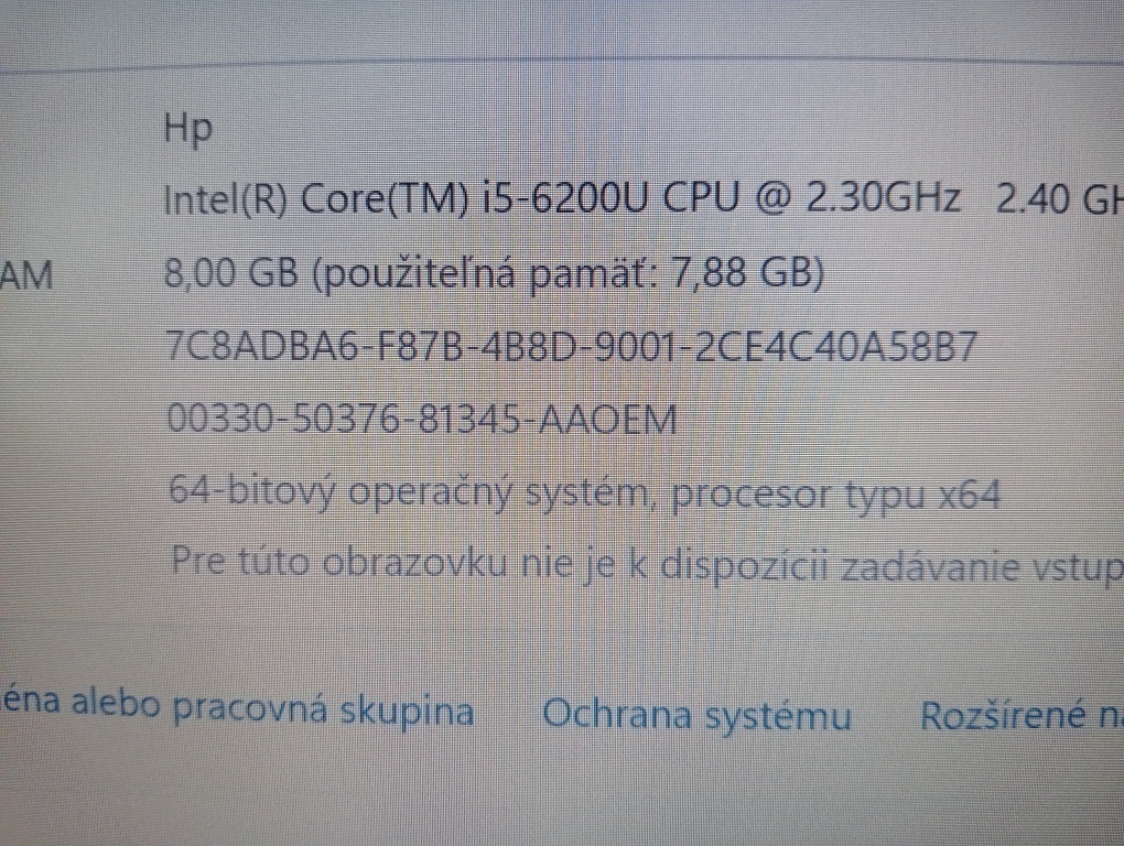 HP elitebook 840 G3 / 8gb ram / Intel core i5 / Windows 11- - 7