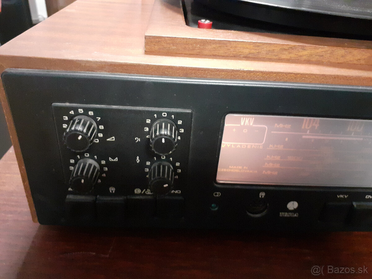TESLA - Moderato 1037 -Gramofon +zosilňovač+rádio - 7