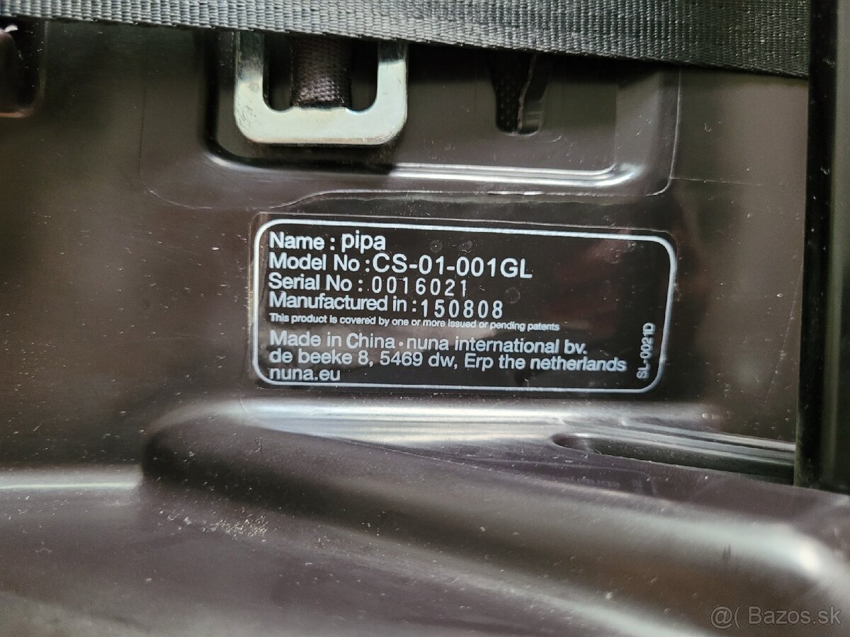 Vajíčko autosedacka Nuna pipa lite night - 7