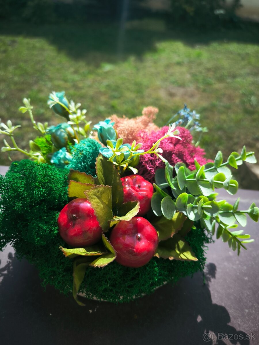 Machové dekorácie - 7