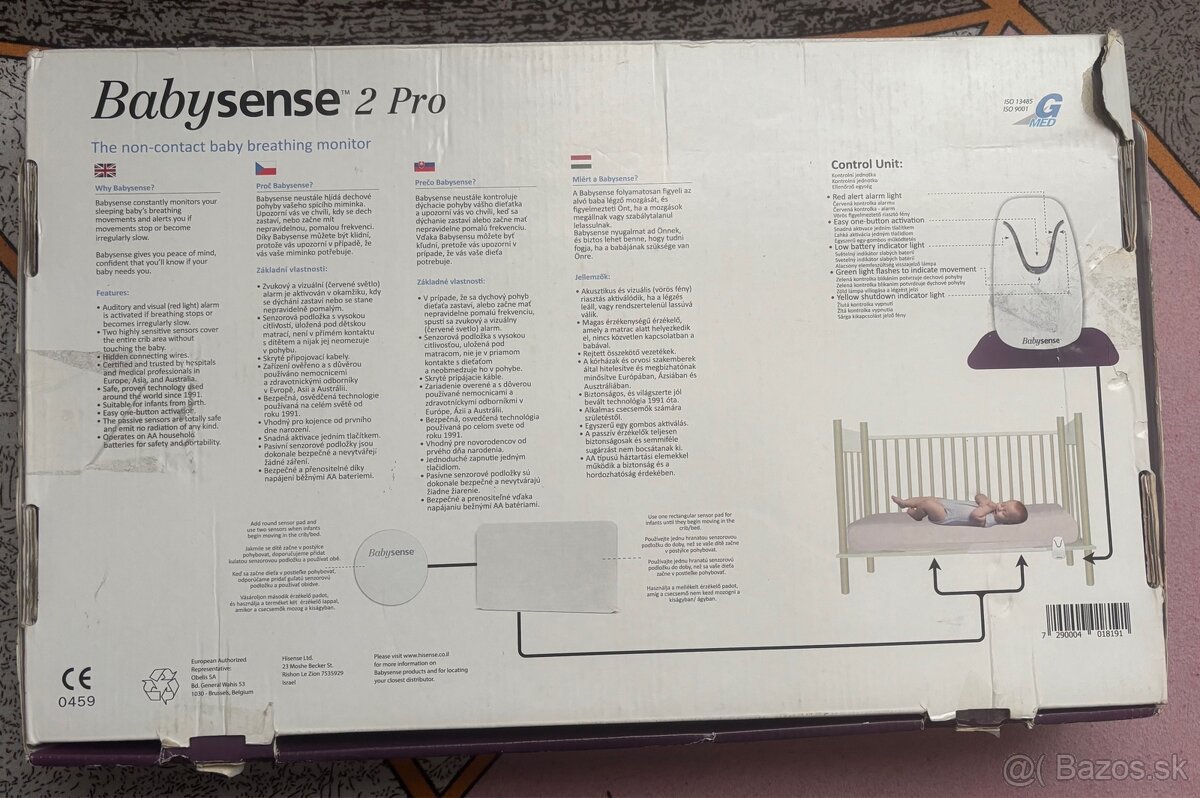 Monitor dychu Babysense 2 Pro - 7