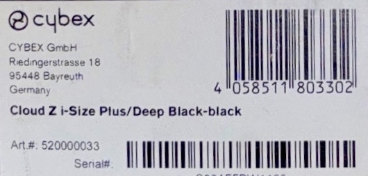 Autosedačka značky CYBEX cloud i-size plus platinum - 7