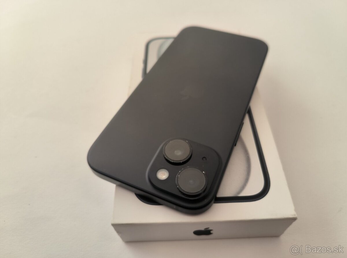 apple iphone 15 256gb Midnight / Batéria 85% - 7