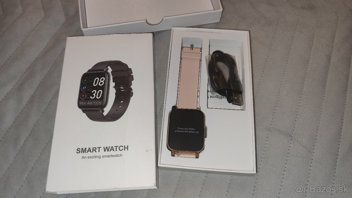 Smart hodinky Senbono GTS (zlate) - 7