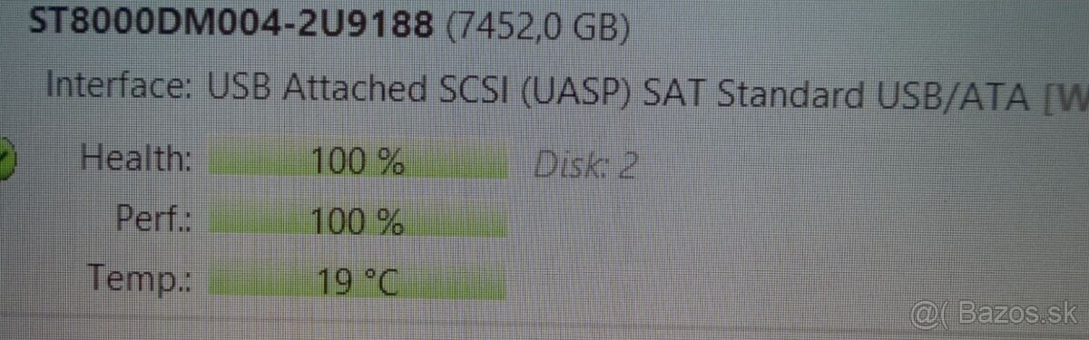 Harddisk Seagate BarraCuda 8TB HDD SATA 100% stav - 7