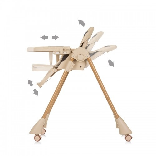 Polohovateľná detská jedálenská stolička - viac farieb - 7