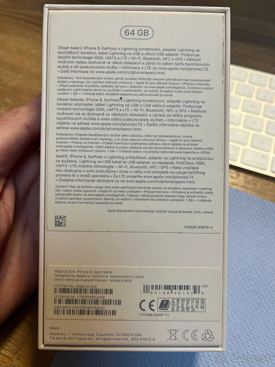 iPhone 8, Gold, 64GB - 7