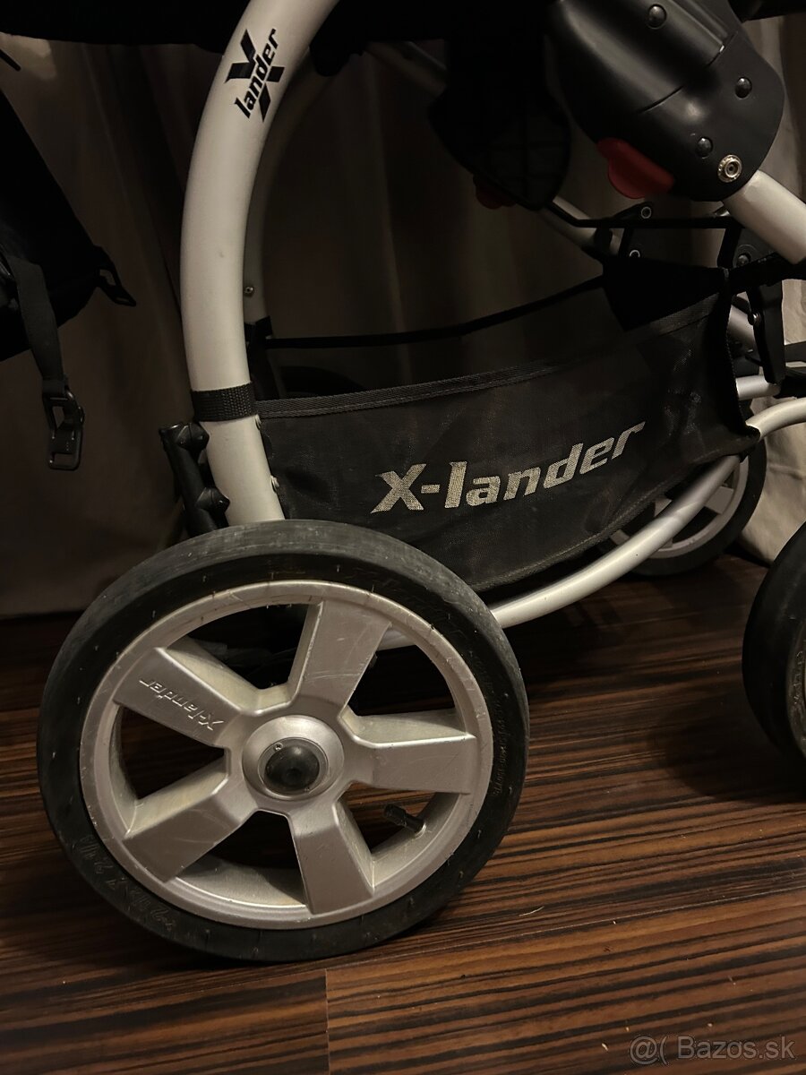 Kočík X-lander (2v1) - Hlboká vanička + Vajičko + Príslušen - 7