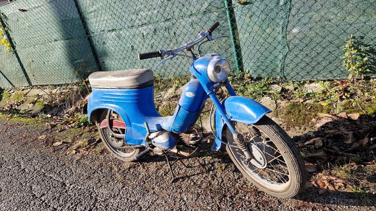 Jawa 555 r.v. 1961, stará ŠPZ - 7