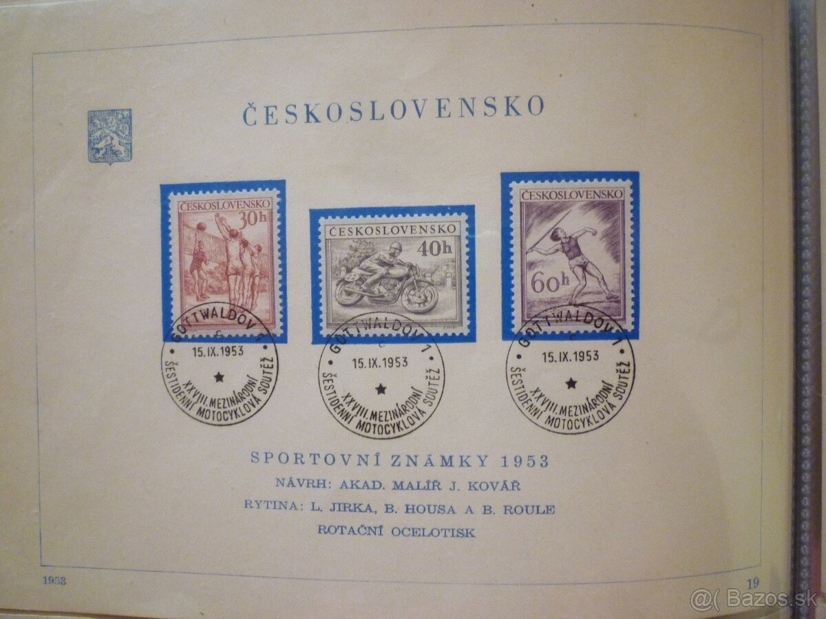 známky čsl.aršíky - 7