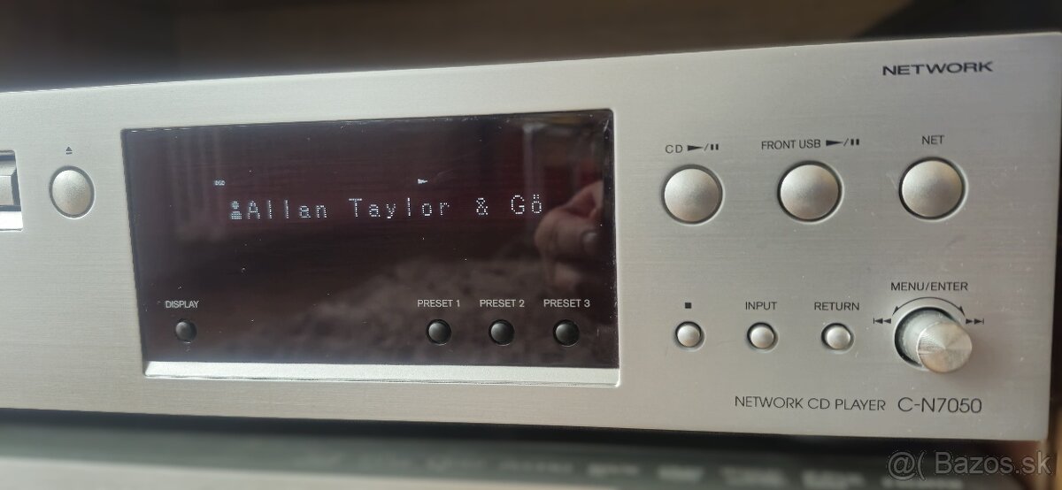 Onkyo C-N7050 – TOP stav, CD & Network Player (DSD64, Hi-Res - 7