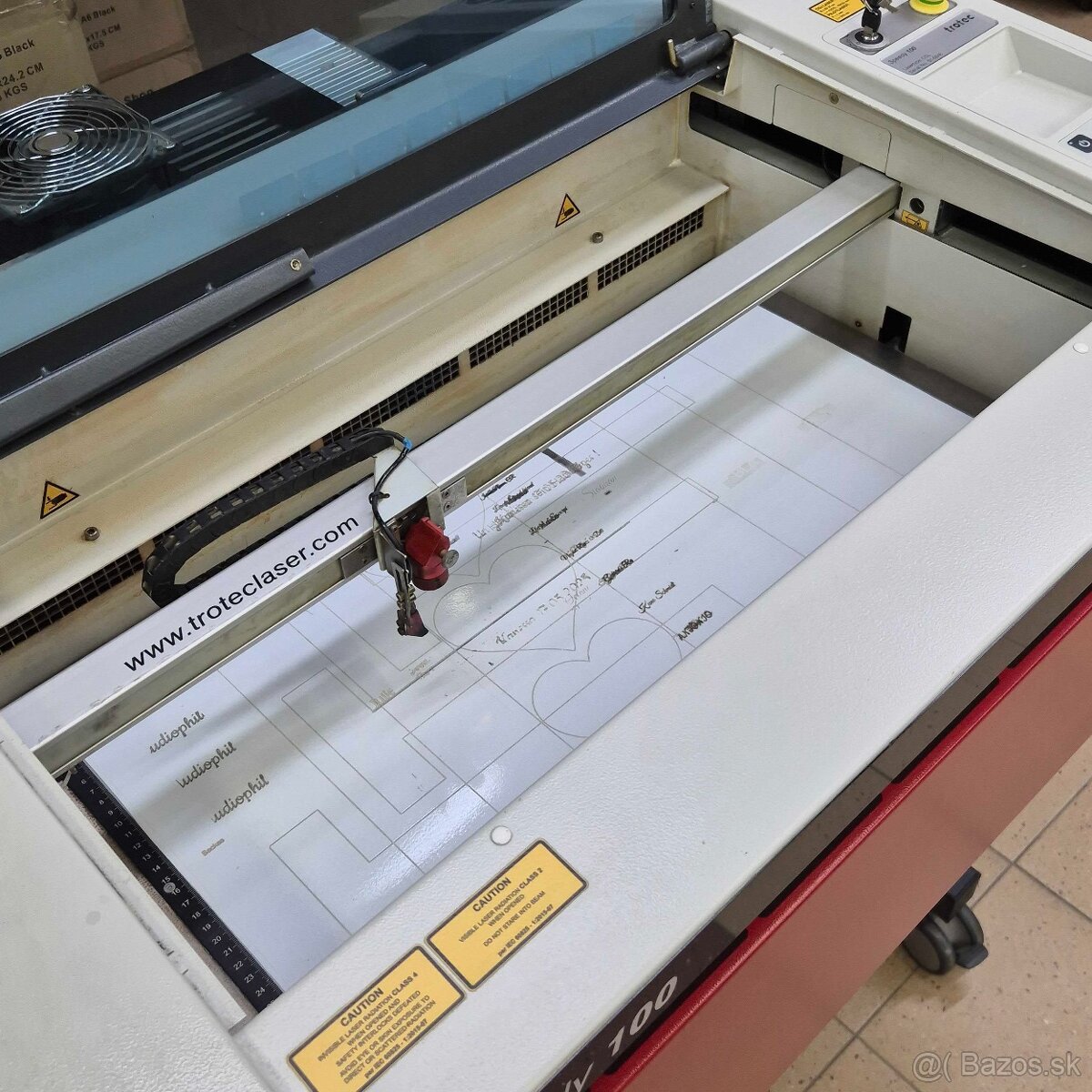 Trotec Speedy 100, 80W Laserova gravirka a rezacka - 7