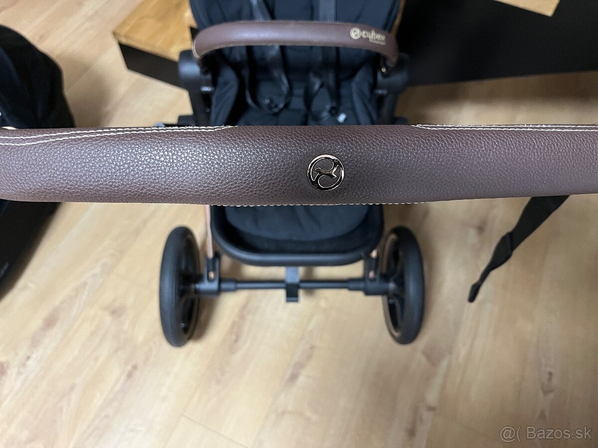 CYBEX PLATINUM PRIAM LUX CARRY COT Deep Black - 7