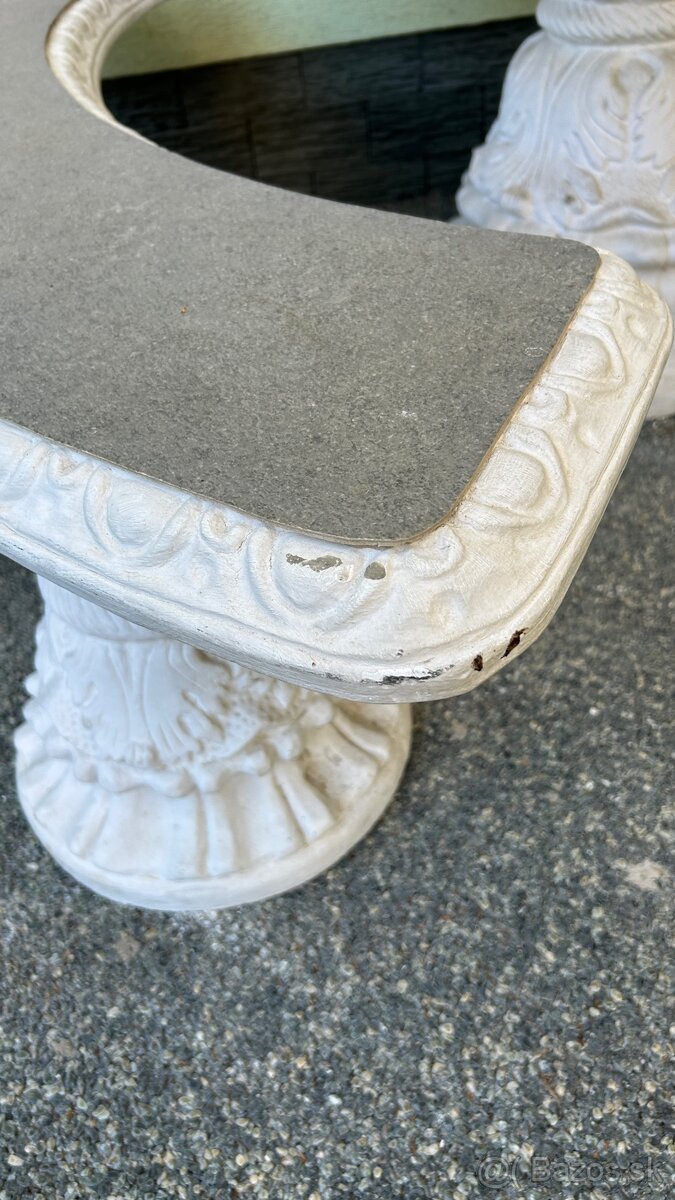 Kamenné barokové sedenie - 7