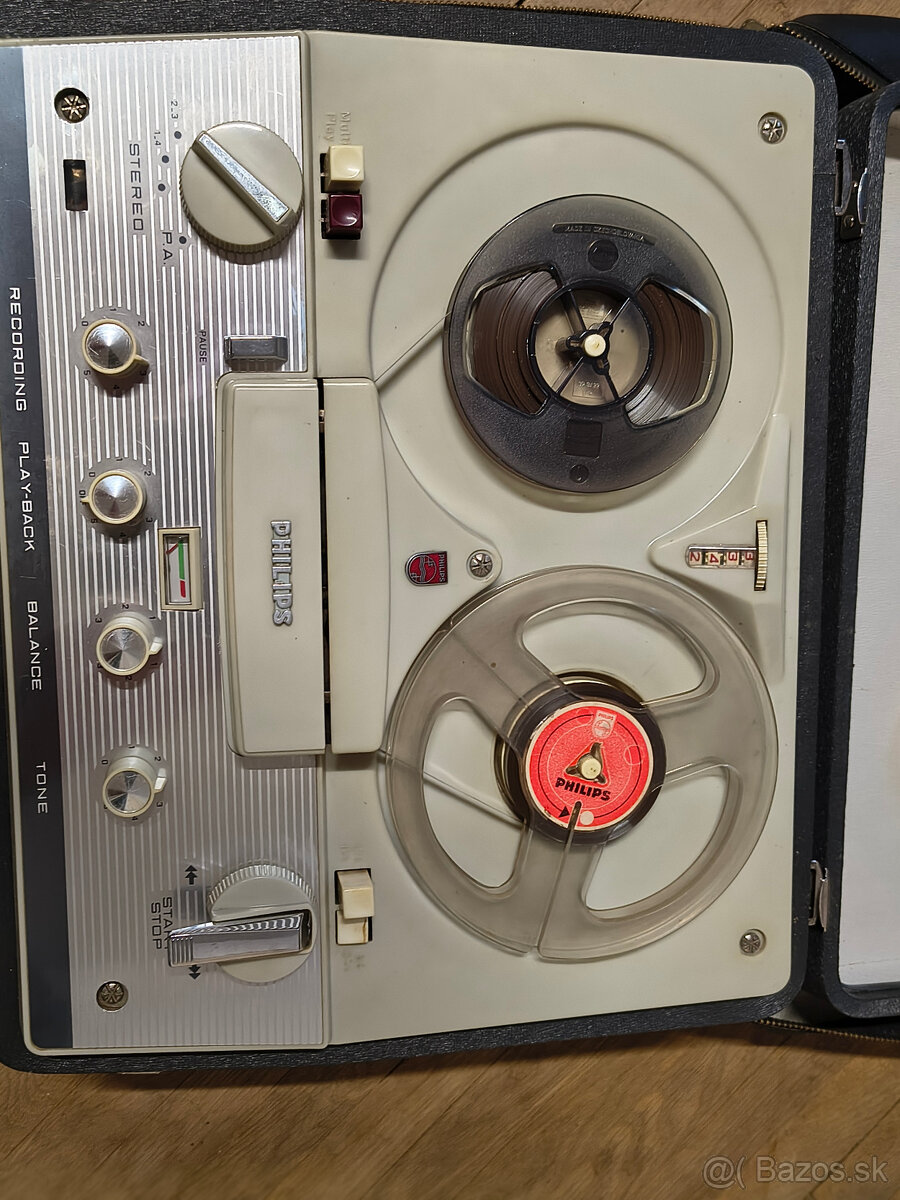 Vintage kotúčový STEREO magnetofon - 7