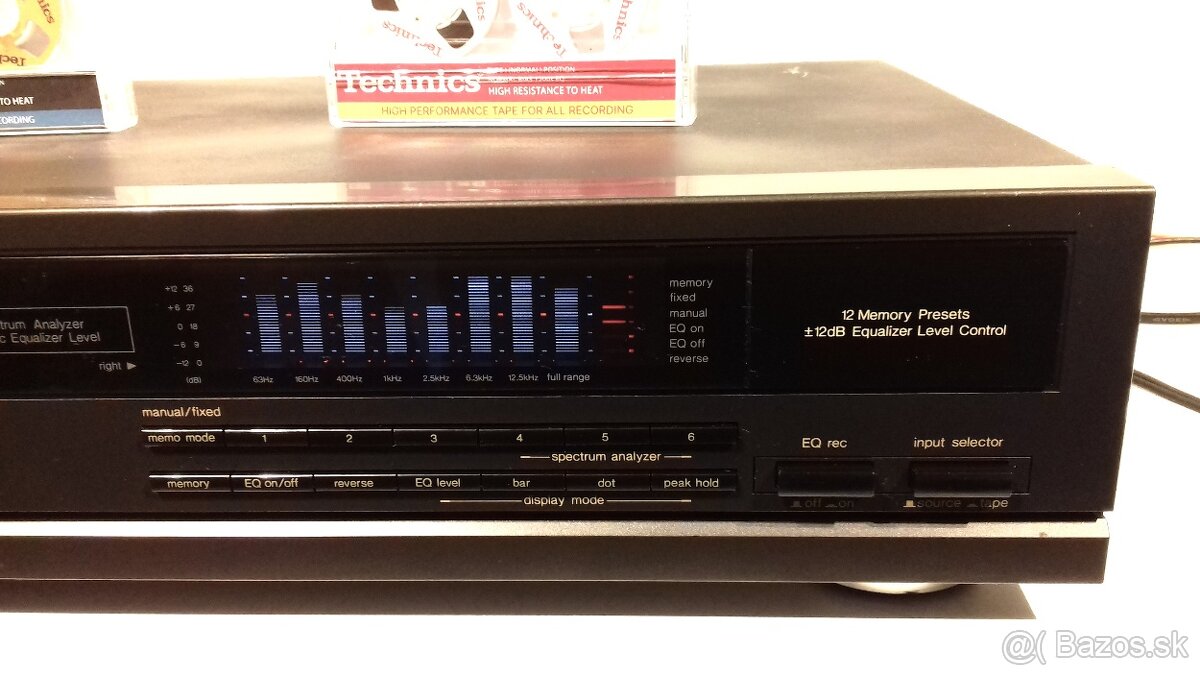 2x7 pasmovy equalizer TECHNICS SH-GE70, JAPAN, AE80, AE86 - 7