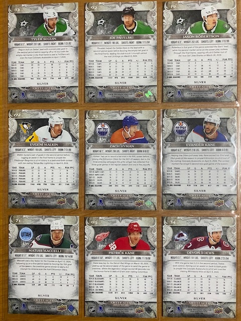 Hokejové kartičky NHL Artifacts Silver - 7