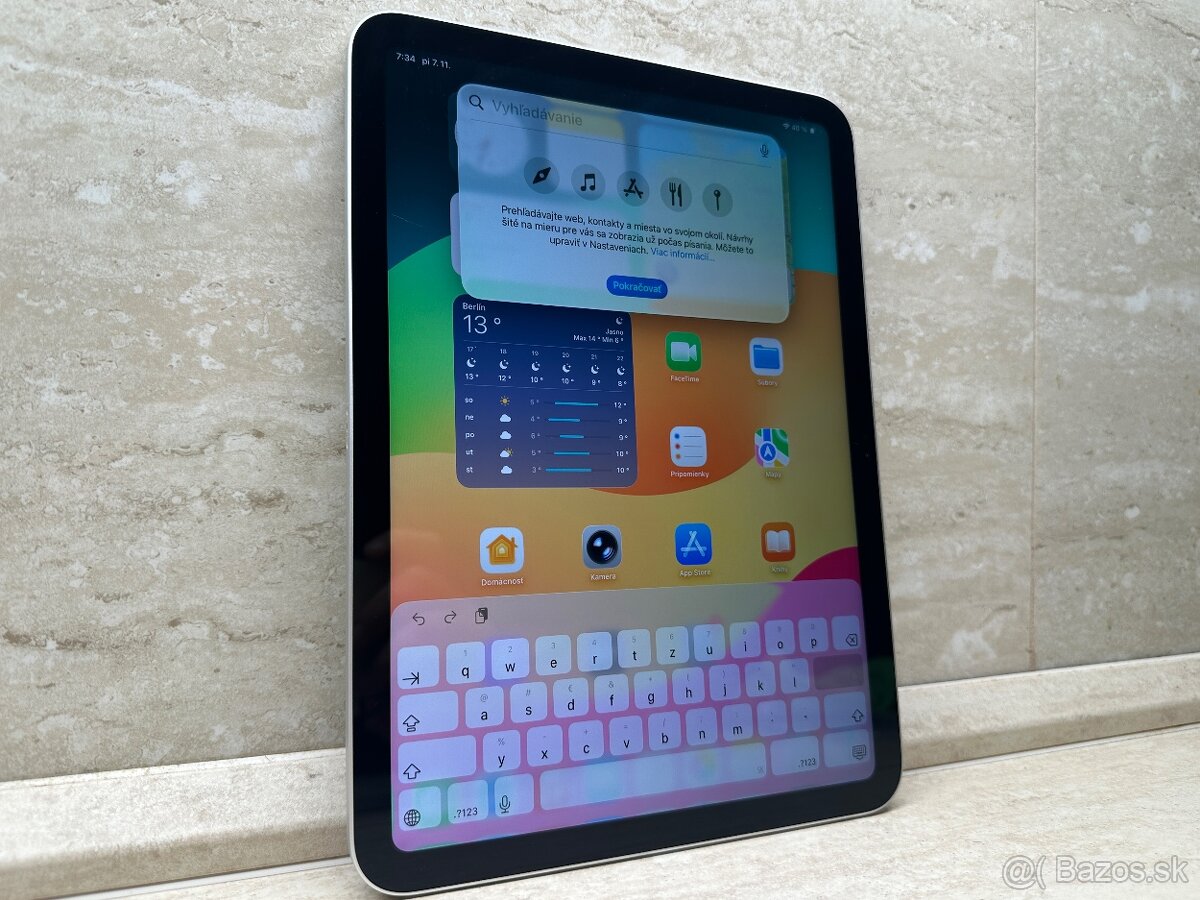 Apple iPad 10.9 (2022) 256GB Wi-Fi Silver, záruka - 7