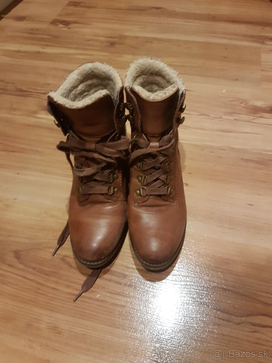 Zateplené topánky/čižmy č.38 - 7