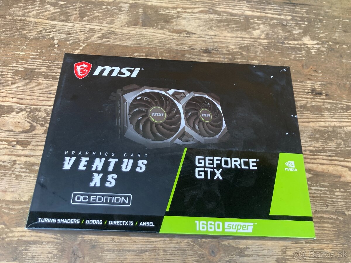 Grafická karta MSI GeForce GTX1660 SUPER VENTUS - Nová - 7