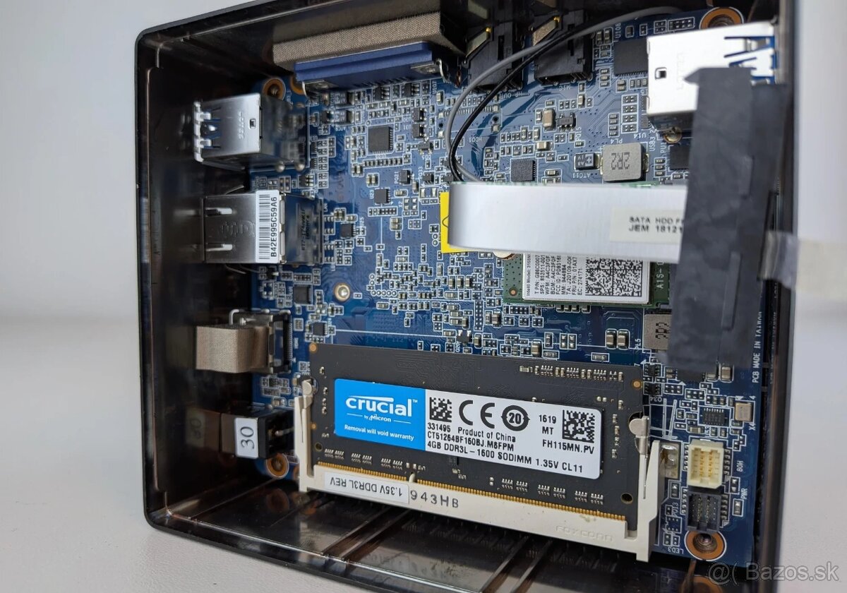 Gigabyte GB-BACE-3000 - N3000, 4GB RAM, WiFi, ZÁRUKA - 7