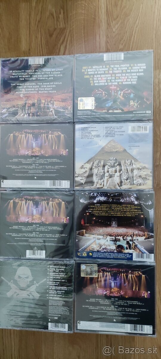 Prodám CD Iron Maiden Nové a Hrané.1 - 7