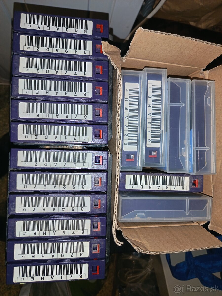 Predám pamäťové média IBM TotalStorage LTO Ultrium - 7